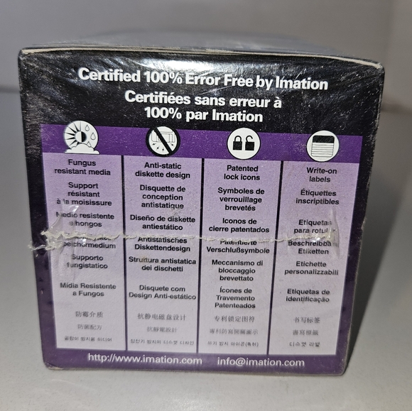 ==Imation 50 pack 3 1/2" IBM formatted floppy disks - Picture 5 of 7